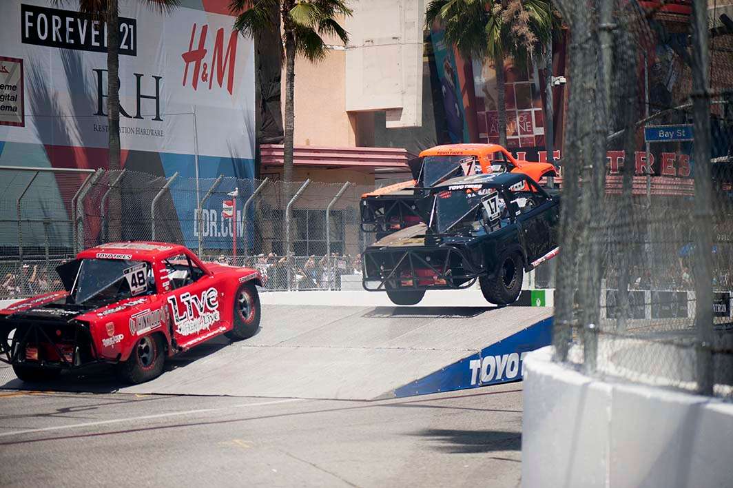 Long Beach Grand Prix 2015 trophy truck jump