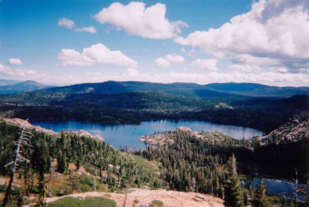 Sierra Nevada backpacking lake