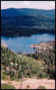 Sierra Nevada backpacking lake