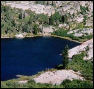 Sierra Nevada backpacking lake