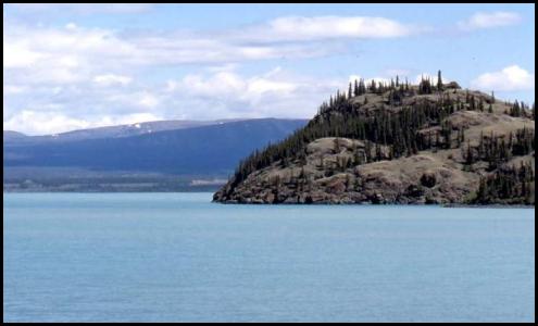Alaska Juneau ferry island view