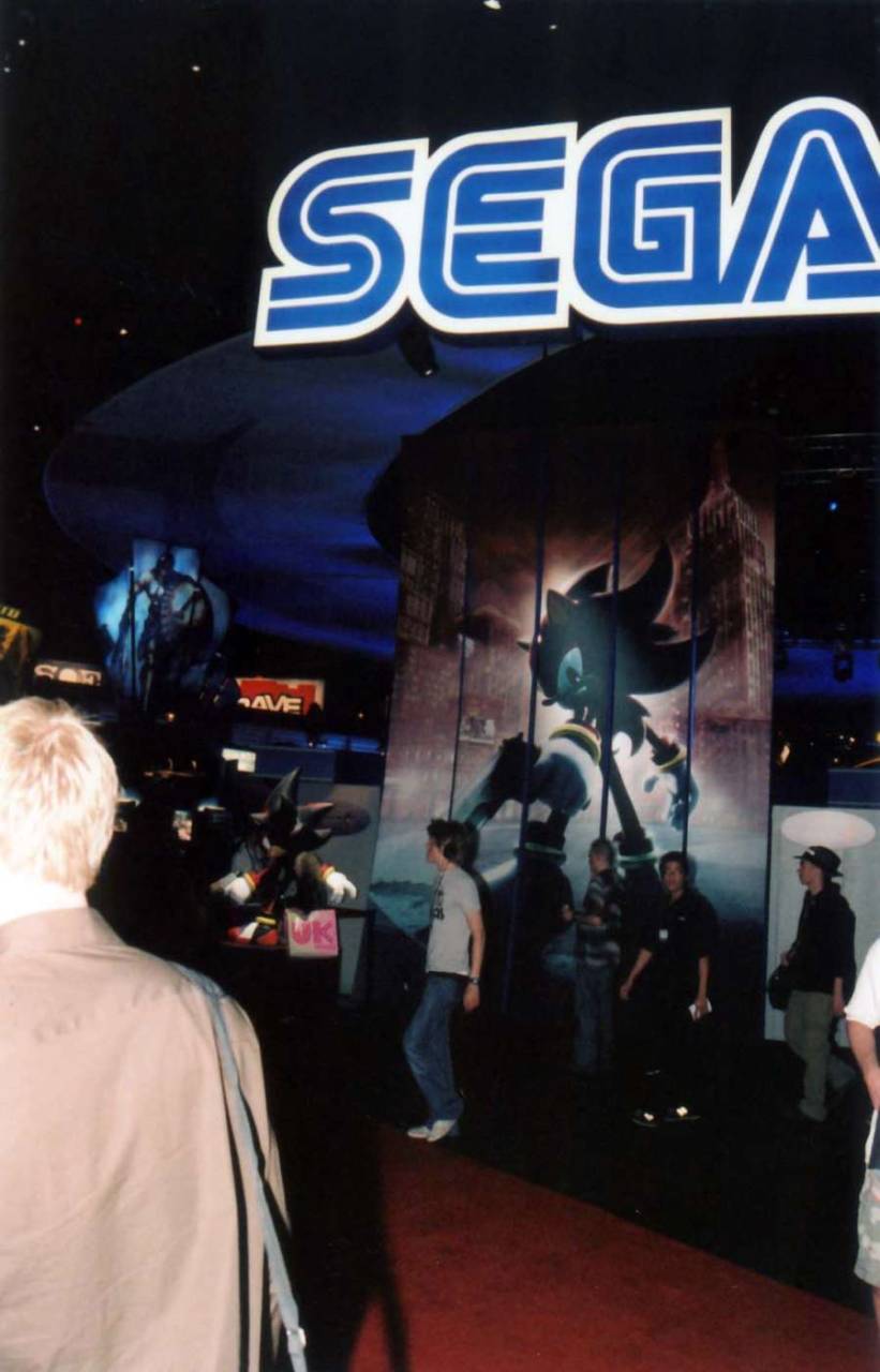 E3 2005 Electronic Entertainment Expo Sega booth