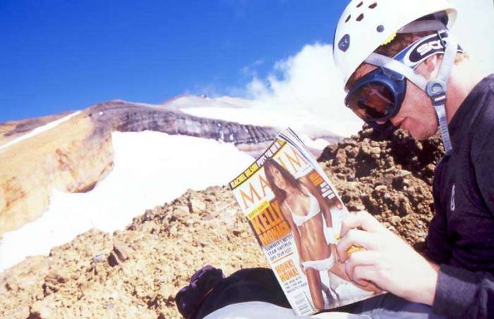 Mt Shasta California mountain climb Maxim magazine
