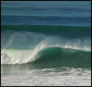 Del Mar surf overhead waves spray