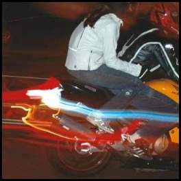 thumbnail Motorcycle CBR Honda slow shutter night