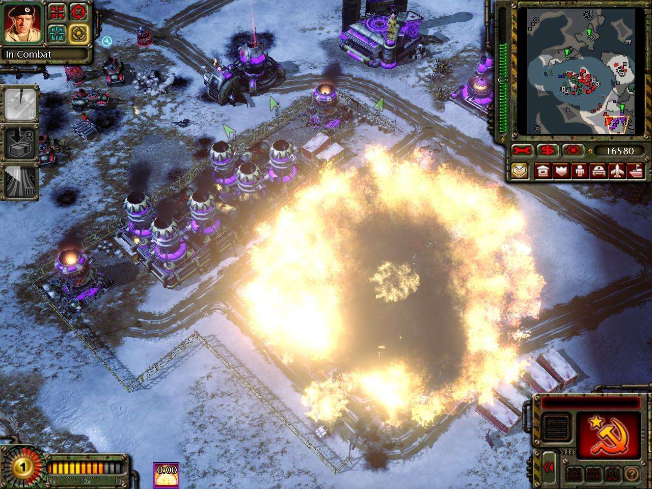 Screenshot Command and Conquer Red Alert explosion