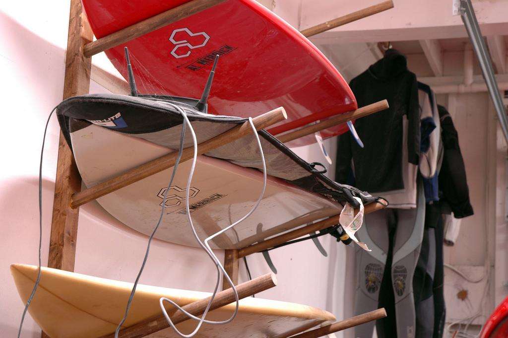 Wifi router on surf rack