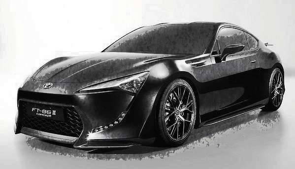 Toyota FT86 concept stylized