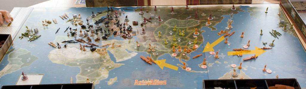 Axis and Allies Anniversary Edition Japan moves