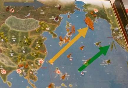 Axis and Allies Anniversary Edition US Italy Japan moves