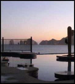 Mexico Cabo resort evening pool beach