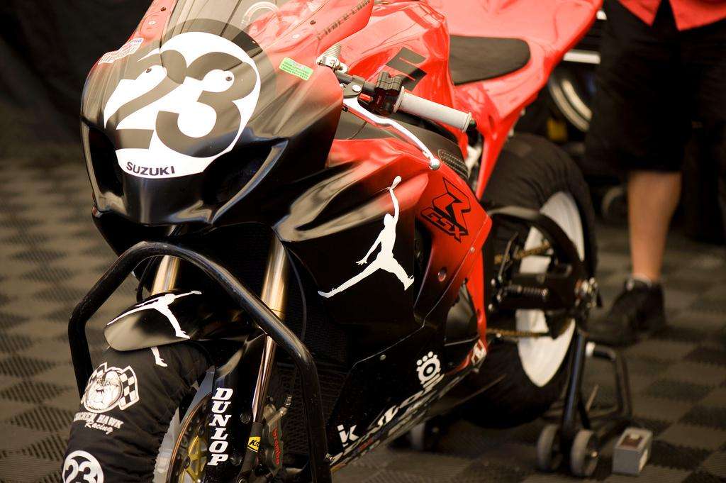2011 MotoGP Grand Prix Laguna Seca Michael Jordan Suzuki