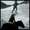 thumbnail Skyrim riding dragon horse