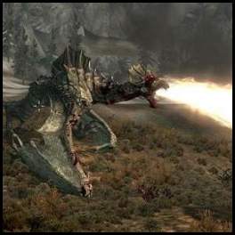 thumbnail Skyrim archer dragon fire breath