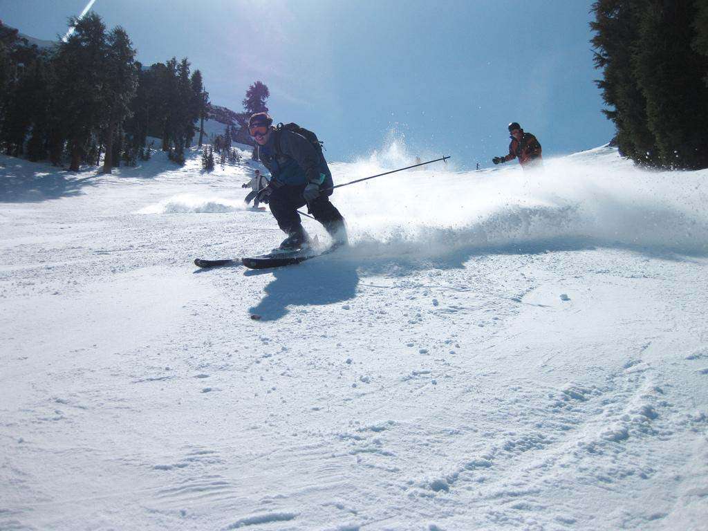 Tahoe ski turn