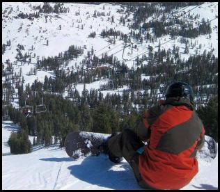 Tahoe snowboard Kirkwood