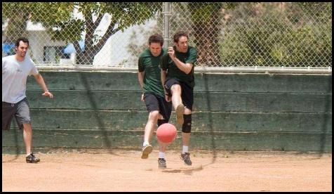 Kickball composite kicking