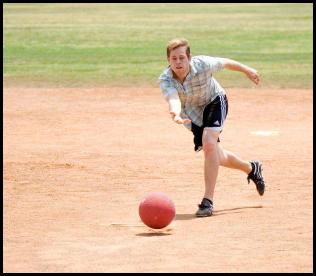 Kickball pitch