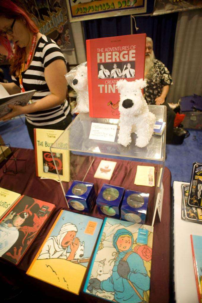 San Diego Comic Con 2012 SDCC Herge Tintin Snowy