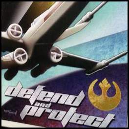 thumbnail San Diego Comic Con 2012 SDCC Star Wars X-Wing defend and protect poster