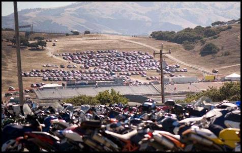 World Superbike Laguna Seca California 2013 parking Ducati Island