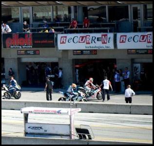 World Superbike Laguna Seca California 2013 pit lane