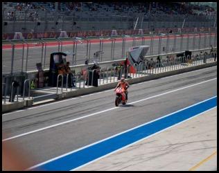 2014 MotoGP Austin Texas Mark Marquez pit lane