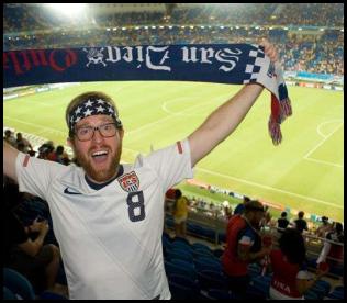 American Outlaws Brazil 2014 USA Ghana Natal stands seat field