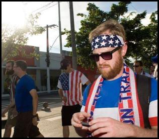 American Outlaws Brazil 2014 USA Portugal Manaus stadium walk