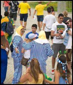 American Outlaws Brazil 2014 Natal Italy Uruguay fans