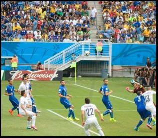 American Outlaws Brazil 2014 Natal Italy Uruguay match goalkeeping