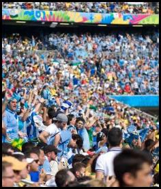 American Outlaws Brazil 2014 Natal Italy Uruguay match fans