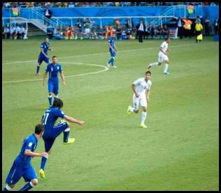 American Outlaws Brazil 2014 Natal Italy Uruguay match Pirlo control