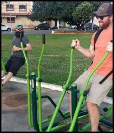 American Outlaws Brazil 2014 Natal excercise equipment