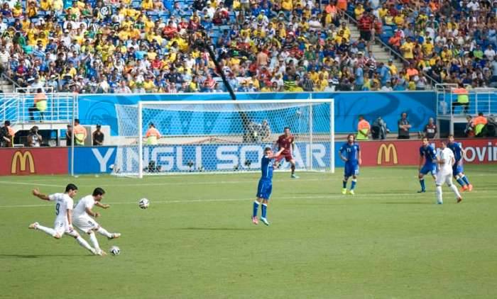 World Cup Brazil 2014 American Outlaws Uruguay Italy Luis Suarez set piece composite