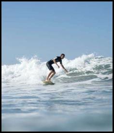 Surf surfing Del Mar San Diego underwater housing