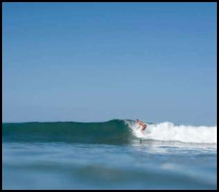 Surf surfing Del Mar San Diego underwater housing