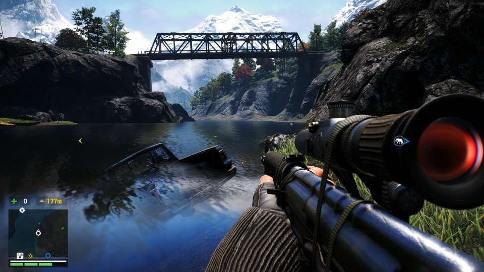 Far Cry 4 river bridge truck