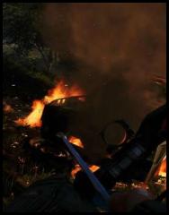 Far Cry 4 dead rhino truck tree fire