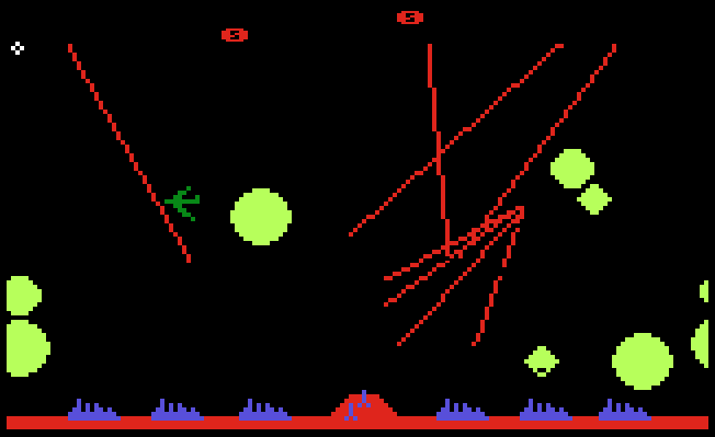 Missile command screenshot