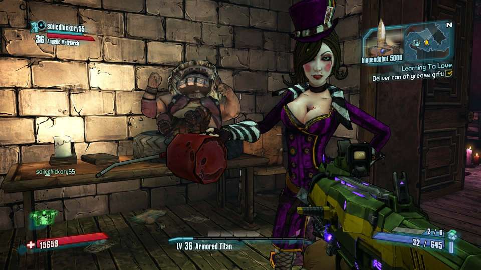Borderlands Handsome Collection Innuendobot 5000 Moxxi Learning to Love
