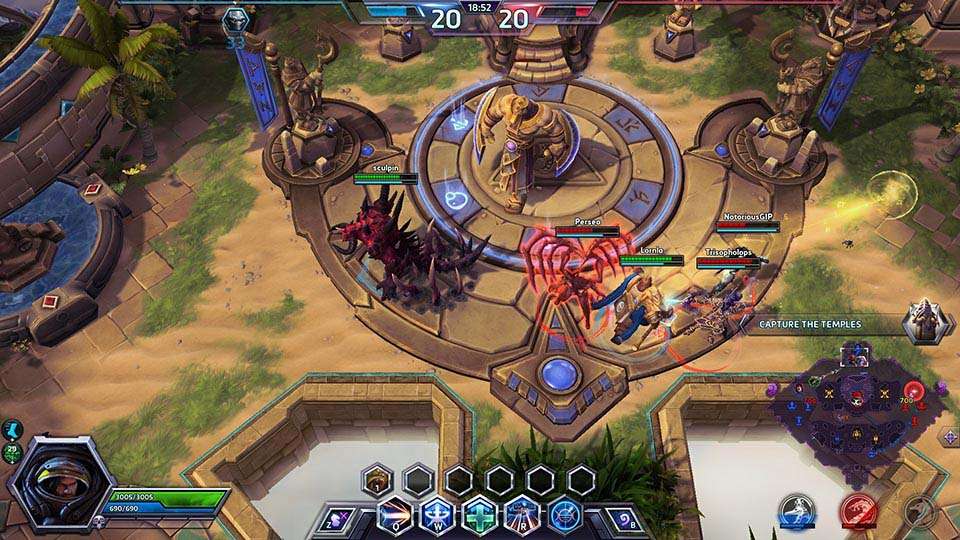 Heroes of the Storm Persea NotoriousGIP temple capture