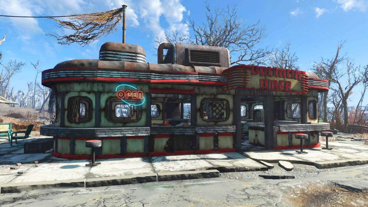 Fallout 4 screenshot diner