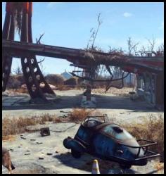 Fallout 4 dog dogmeat Red Rocket