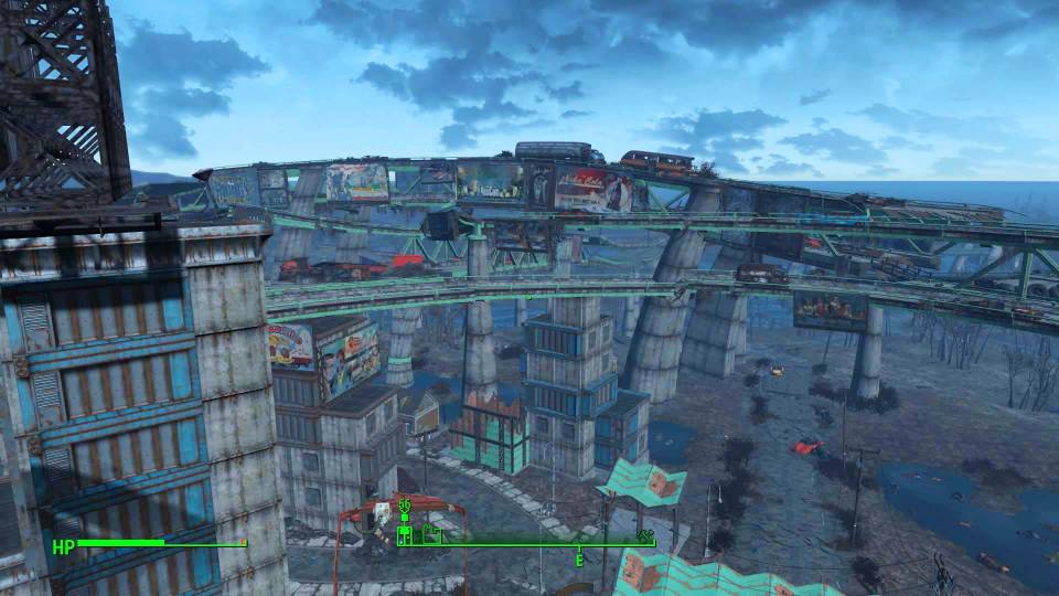 Fallout 4 view freeways wasteland