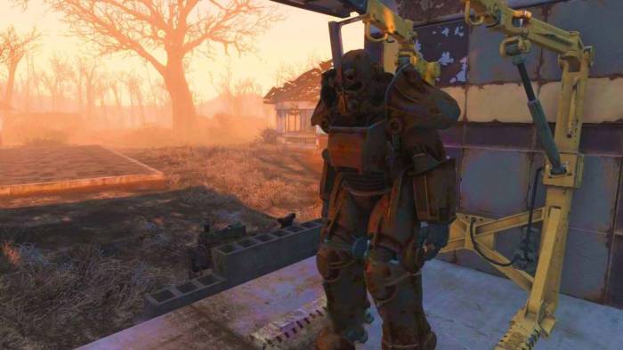 Fallout 4 power armor settlement