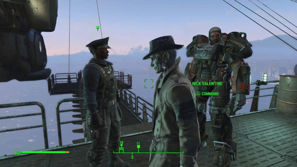 Fallout 4 airship prydwen Nick Valentine