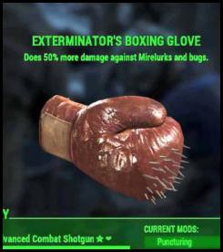 Fallout 4 exterminator boxing glove