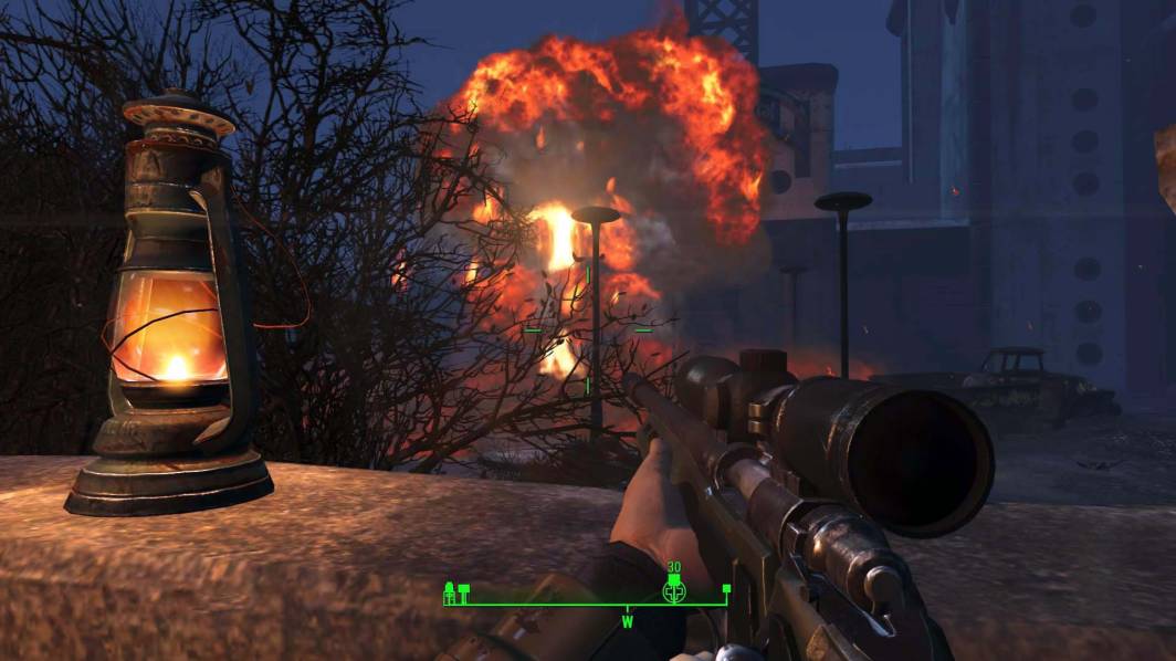 Fallout 4 rifle explosion