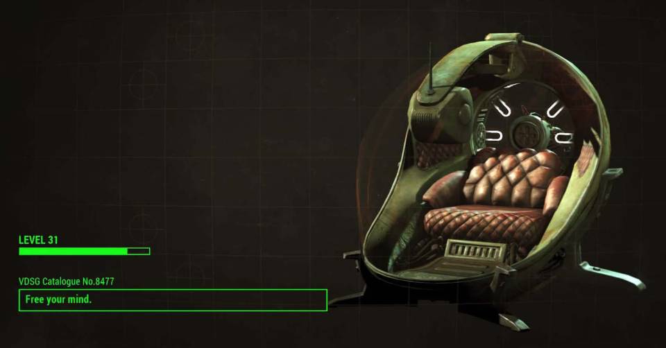 Fallout 4 load screen virtual reality chair